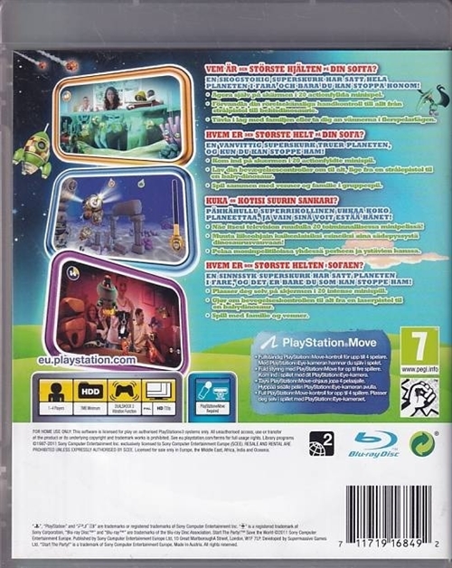 Start the Party Save the World - PS3 (B Grade) (Used) 